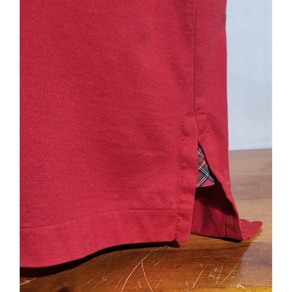 Mens Polo Golf Ralph Lauren Shirt True Red Size Large L Vintage Lisle ~Big Pony! - Picture 10 of 12